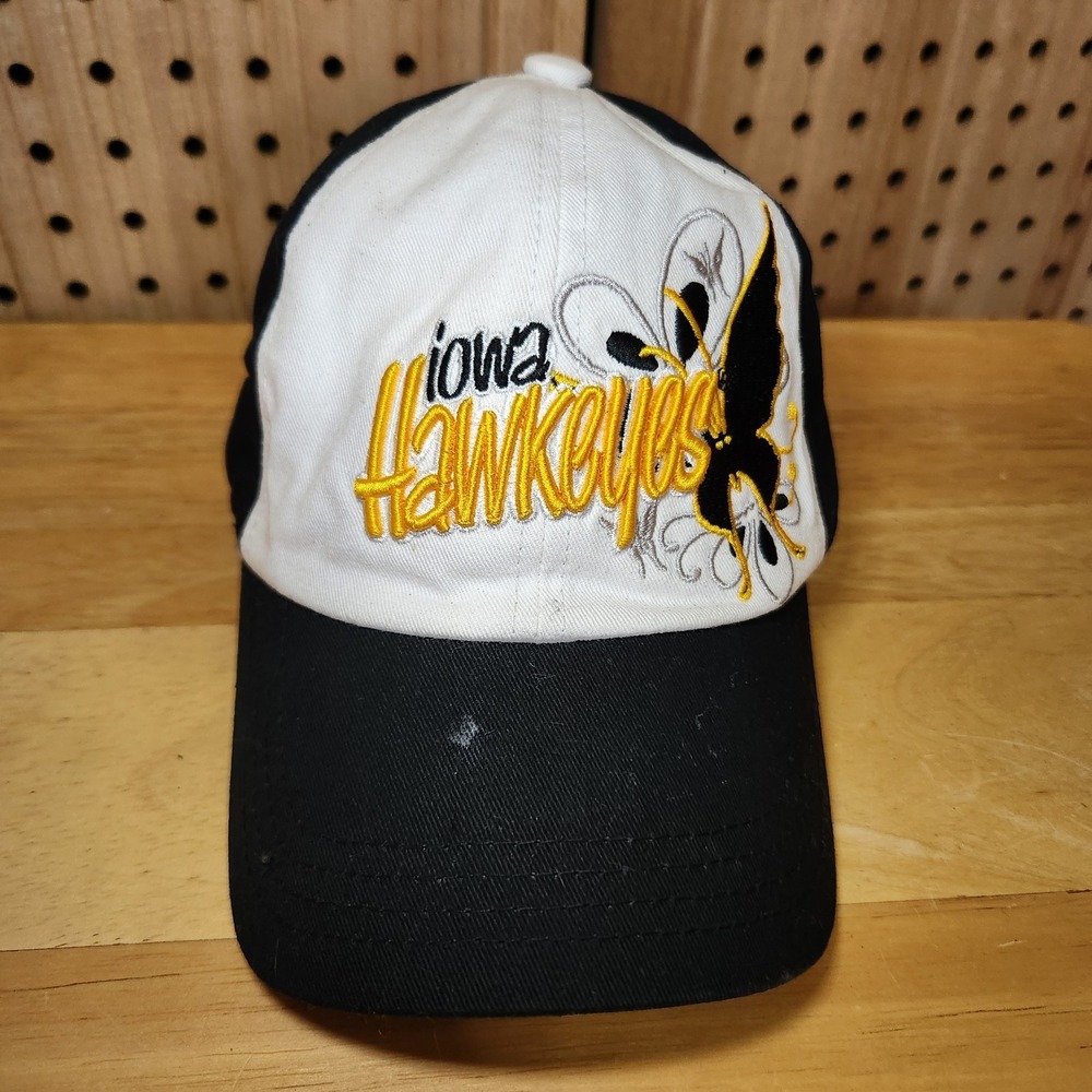 University of Iowa Captivating Headgear Hat Hawkeyes Butterfly Adjustable Cap